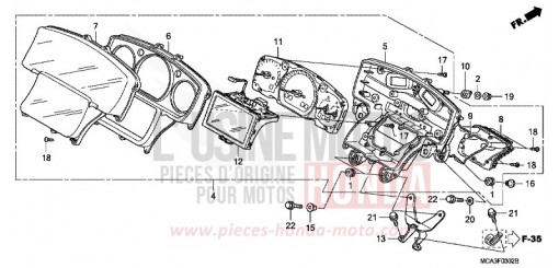 COMPTEUR (GL18007/8) (NAVIGATION) GL18007 de 2007